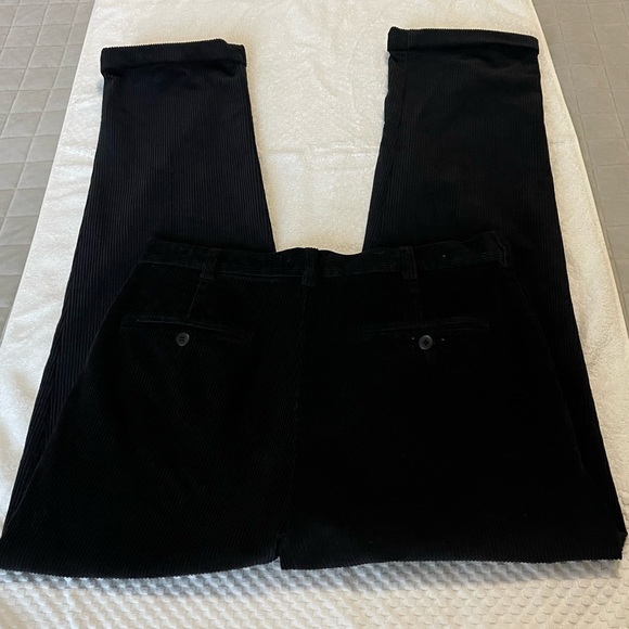 Men Jos.A.Bank Corduroy Black Pants - Picture 7 of 8